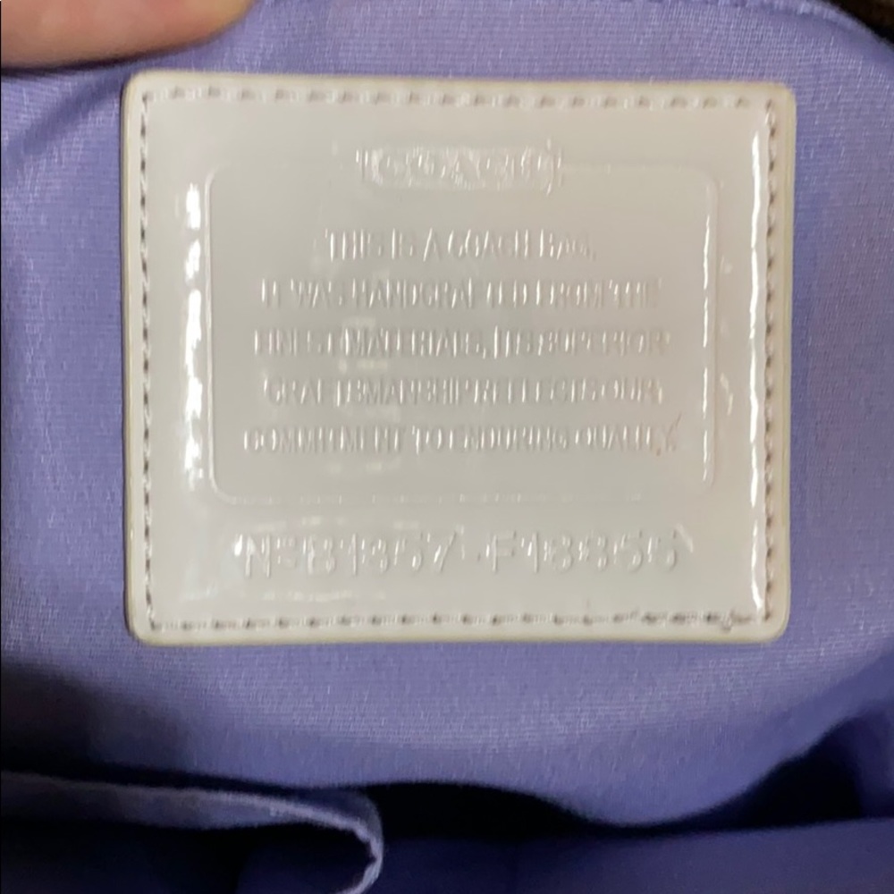 Authentic Coach Purse - Picture 4 of 5